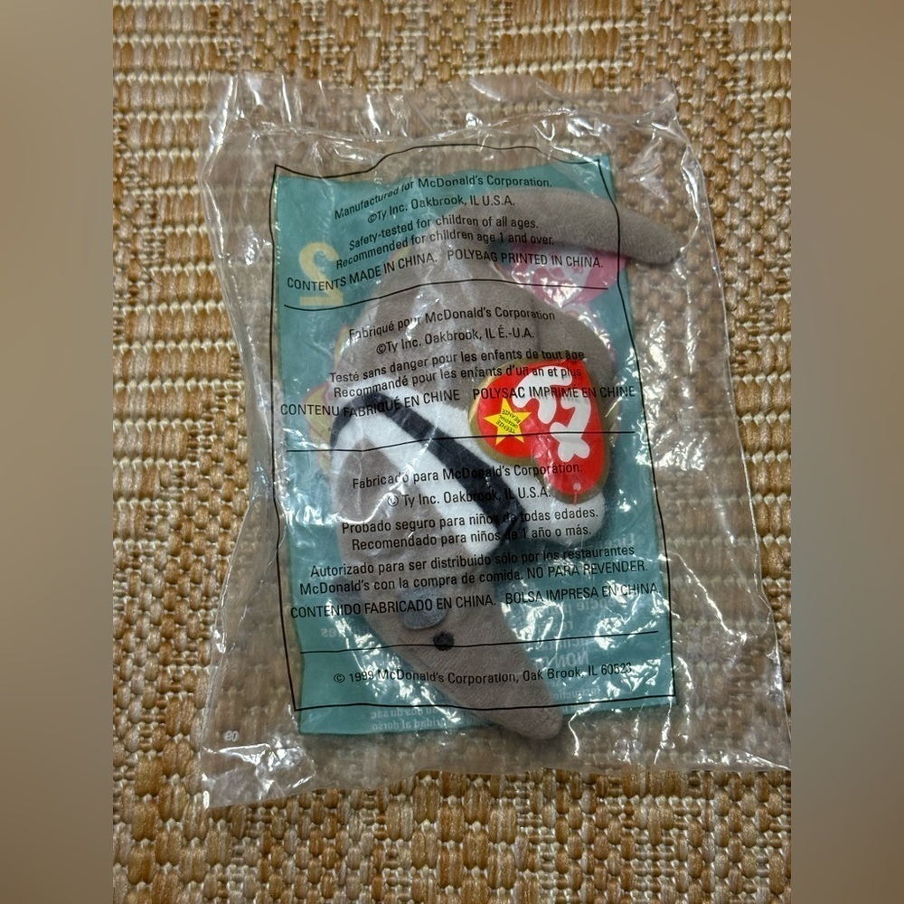 McDonald's Vintage Bundle of 2 Ty Original Teenie Beanie Babies,1999,NWT - Picture 4 of 7